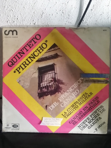 Disco De Vinilo Quinteto  Pirincho  N°41 (200)