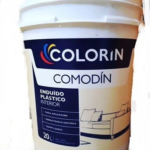 Enduido Plastico P/interior Comodin 20lt Colorin- P. Frias