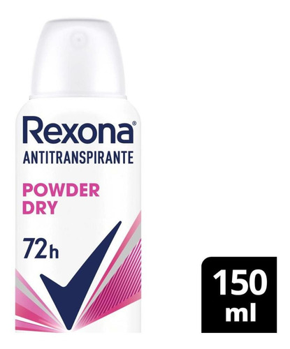 Antitranspirante em aerossol Rexona Powder Dry 150 ml