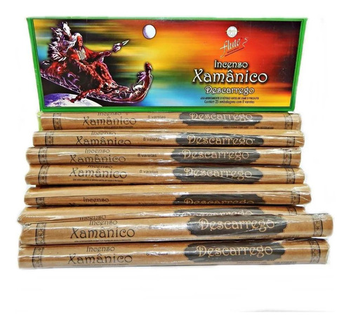 Incenso Flute Xamânico Descarrego 5 Rolinhos