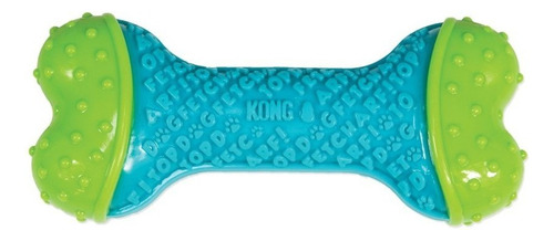 Kong Corestrengt Bone Para Perros Talla L Color Azul/Verde