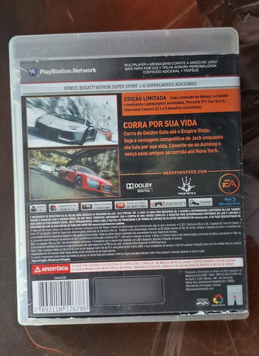 Need For Speed The Run Limited Edition - Ps3 Físico Seminovo (Recondicionado)