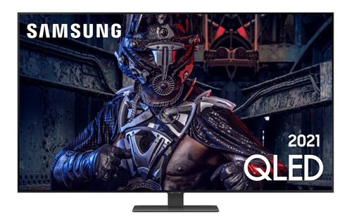 Imagem 1 de 10 de Smart Tv Qled 55'' 4k Uhd Com Modo Game 55q80a Samsung 