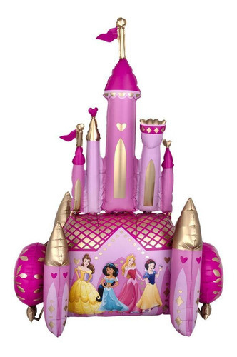 Globo Castelo Princesses 55 1un 39002398, color oro rosa metalizado