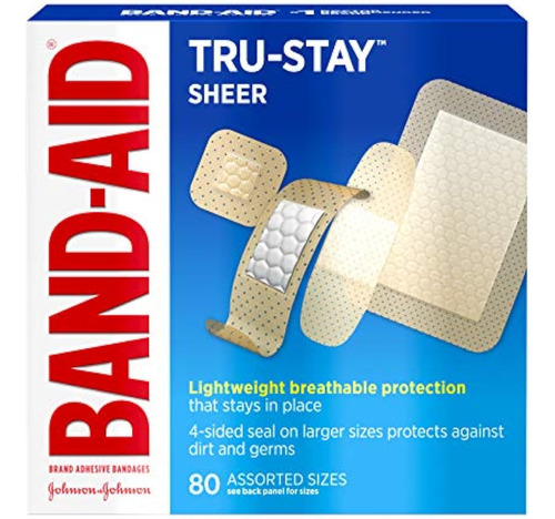 Marca Band-aid Vendas Adhesivas, Comfort Sheer,