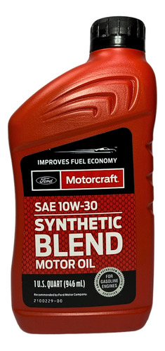 Aceite Motorcraft 10w30 Semi-sintético 