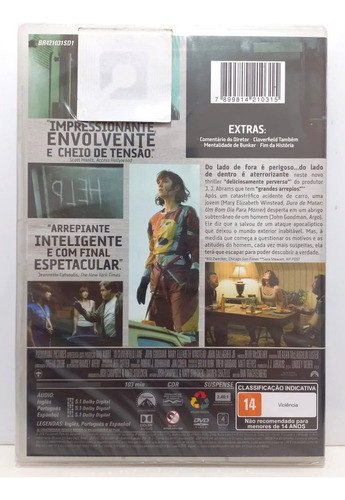 Dvd - Rua Cloverfield 10 - Lacrado (Usado)