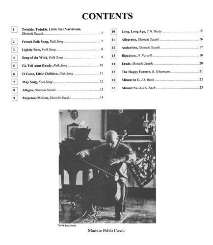 Suzuki Cello School Piano Accompaniment Volume 1, Internatio