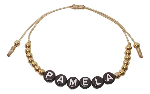 Pulsera Mujer, Nombre Personalizado, Pamela - Joyas Lucyana