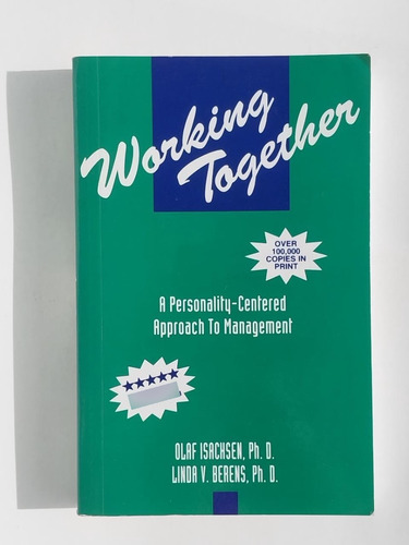 Working Toguether / Book / O. Isachsen & Berens /management