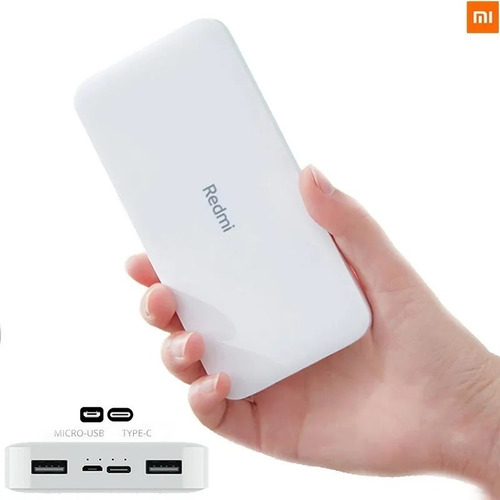 Xiaomi Power Bank Cargador Portatil 20.000 18w Usb-c Redmi