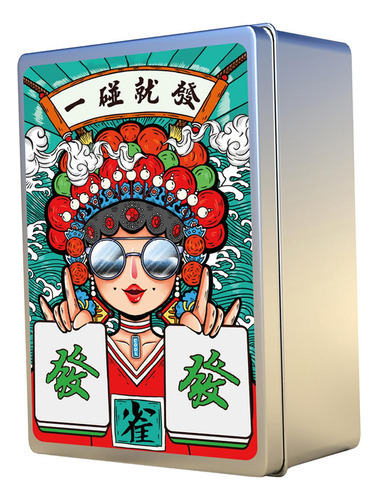 Cartas De Mahjong, Compactas Y Duraderas, Estilo De Juego Ma