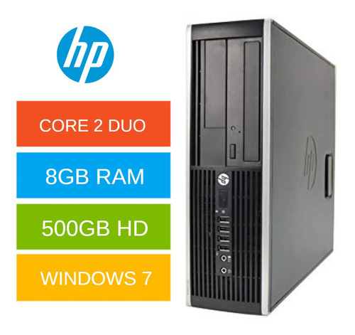 Pc Hp Core 2 Duo 8gb Win 7 Hd 500gb Barato 