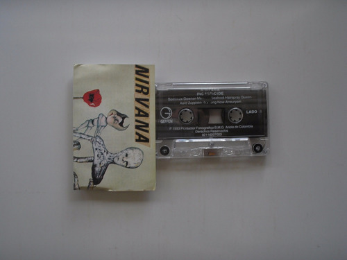 Nirvana Incesticide Casete Printed Colombia 1993