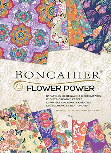 Cuaderno Flower Power -papeles Decorativos-