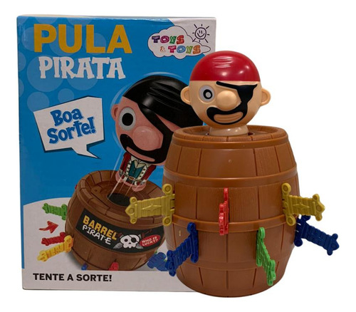 Brinquedo Pula Pirata Toys E Toys Com Barril E 16 Adagas