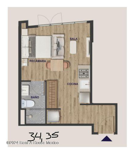 Departamento En Renta En Miguel Hidalgo, Ampliación Granada Jl 25-2645.