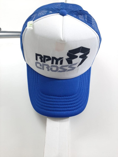 Gorra Rpm Cross Azul -bmmotopartes