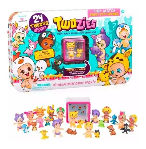 Twozies Conjunto 24 Figuras Sorpresas Mega Friendship Pack