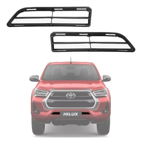 Rejilla Grilla Central Inferior Toyota Hilux 2021 2022 2023