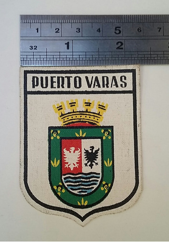 Escudo Insignia Ciudad De Puerto Varas Material Tevinil