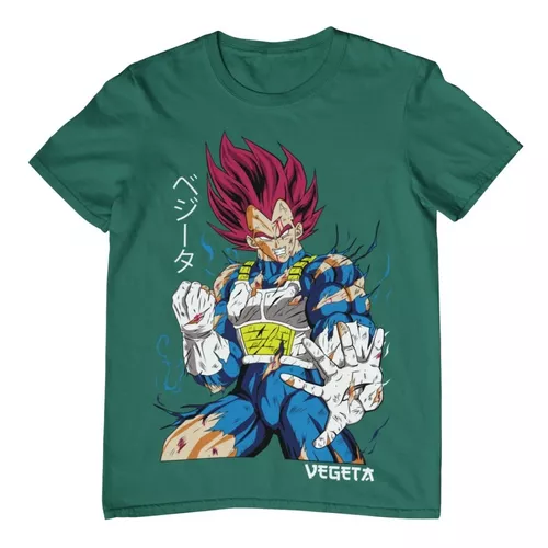 Camiseta Vegeta dbz Anime Mangá Desenho 1039 em Promoção na Americanas