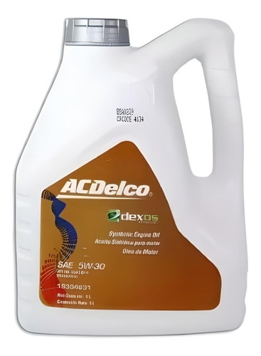 Aceite Acdelco 5w30 Dexos 100% Sintetico X 4l