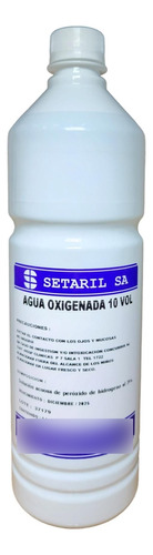 Agua Oxigenada 10vol 1 Litro