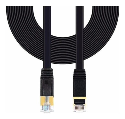 Cable Red Plano Categoria 7 Cat7 Rj45 Utp Ethernet 10 Metros