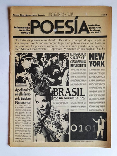 Diario De Poesia Nro 5, Invierno De 1987