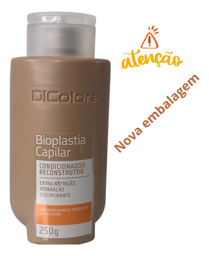 Kit Bioplastia Capilar Dicolore 2 Shampoo 2 Condicionador