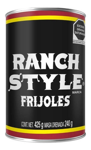 Frijoles Ranch Style 8 Pzs De 425g C/u