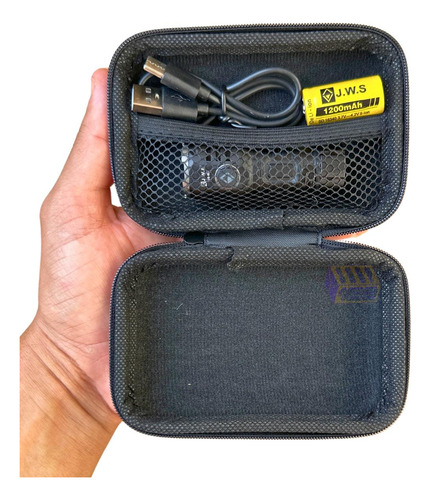 Mini Lanterna Tática 4 Leds F40 Edc Ultra Potente Com Clip