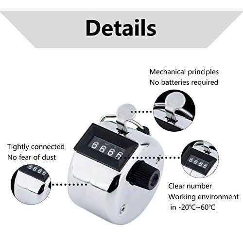 Hand Tally Counter Alloy Clickers For Excavators,truck