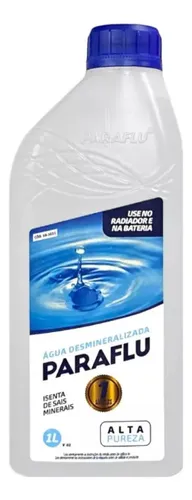 Agua Desmineralizada Radiador Arrefecimento Bateria Paraflu