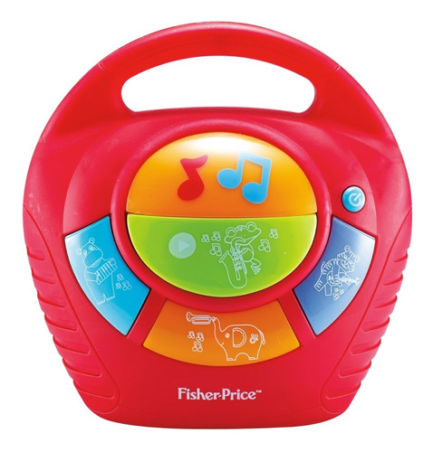 Radio Musical Portatil De Fisher Price Amarillo Dfp6211