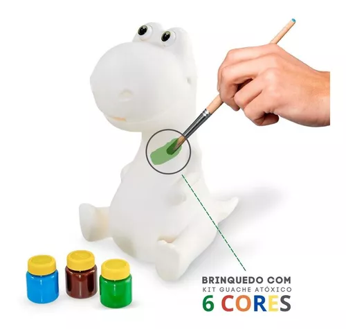 Dinossauro Para Colorir Pintar Infantil Dino Paint Menino Menina