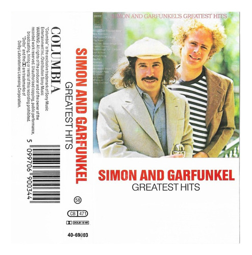 Cassette  Simon And Garfunkel     Greatest Hits