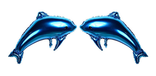 Colourbow Globo Delfin Azul 34  2 Gigante Forma Helio Para