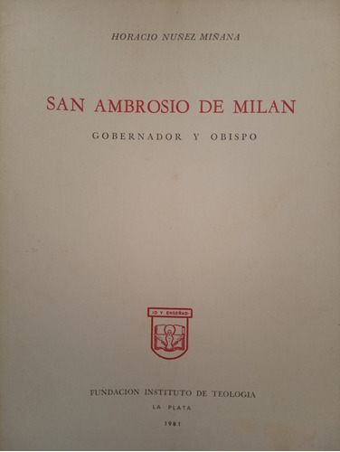 Núñez Miñana San Ambrosio De Milán A2689