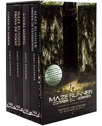 Livro x Filme  Maze Runner - Correr ou Morrer