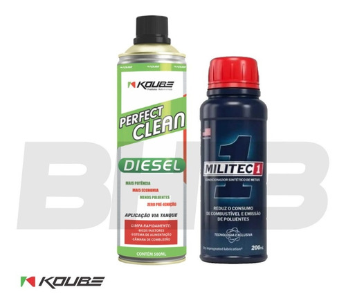 Militec Kit Limpeza Proteção Perfect Perfect Clean Diesel