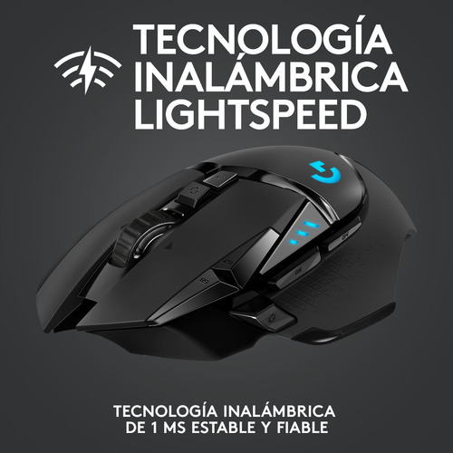Mouse Gamer Logitech G502 Inalambrico Lightspeed - Revogames