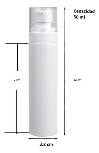 Botella Pet 50ml - Spray - Pack 5u - Dispensador