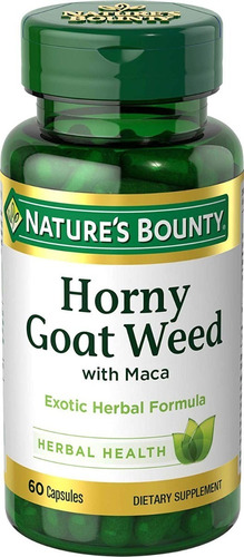  Horny Goat Weed W / Maca, 60 Cápsulas