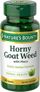 Horny Goat Weed W / Maca, 60 Cápsulas