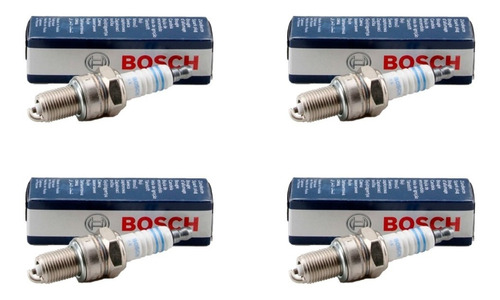 Combo Bujías Bosch X4 Para Ford Focus 2.0 16v Duratec 05-14