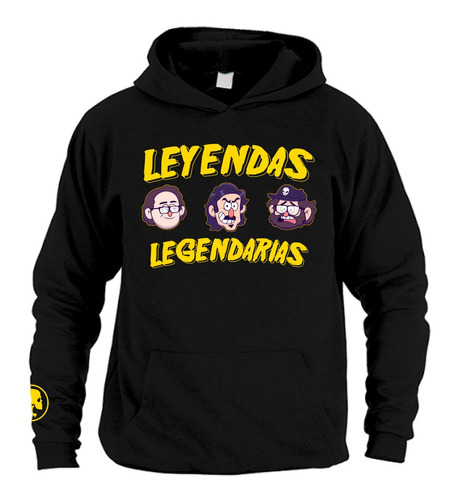 Hoodie Leyendas Legendarias (lolo, Badia Y Borre Cartoon)