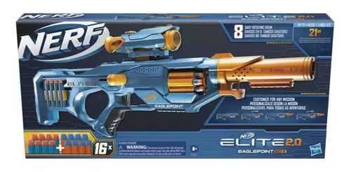 NERF, Lançador Elite com Mira Removível, Azul