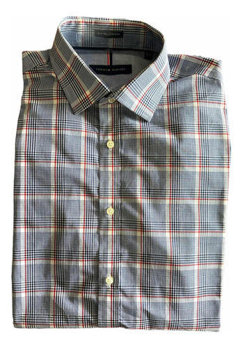 Camisa Tommy Hilfiger Hombre Manga Larga Talla M Cth220